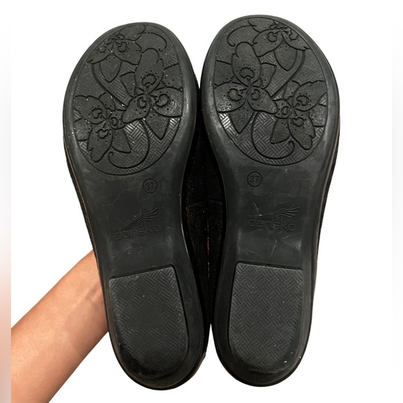 Dansko Olivia Flat Bronze Snake Skin Size 37/ - Picture 5 of 6